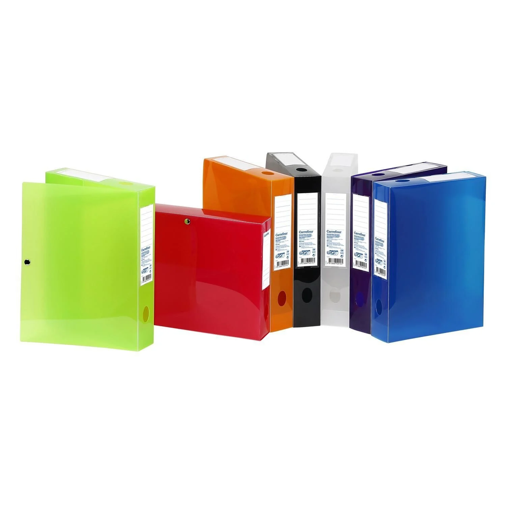 CARREFOUR Boîte de classement dos 60mm