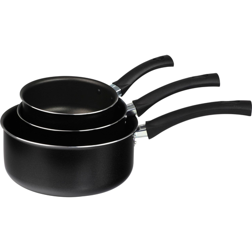 [3613866845882] MARQUE GENERIQUE Aluminium Saucepan Set 14 + 16 + 20cm