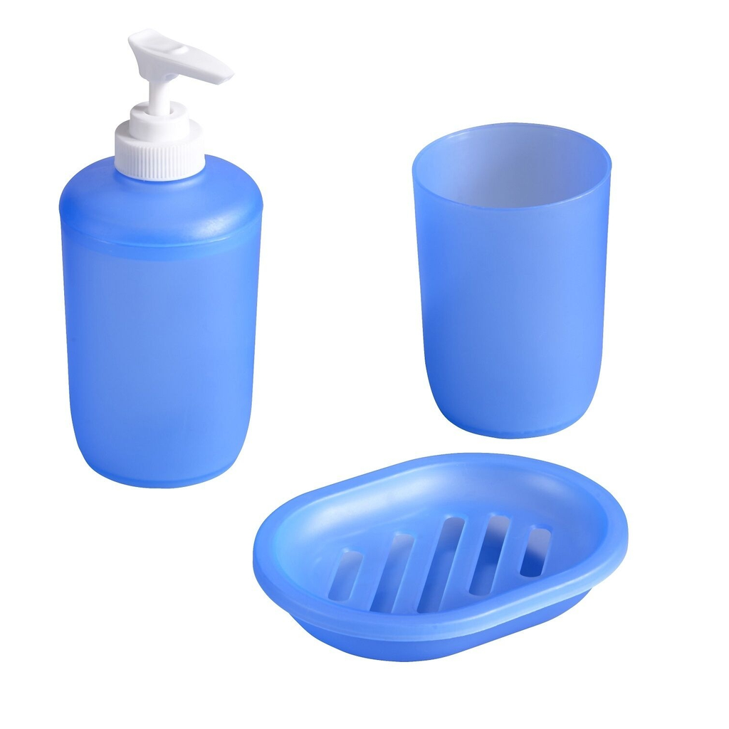 CARREFOUR Bathroom accessories plastic HOME lot of 3 accessories