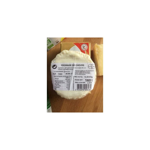 [3614070056484] FRAIS EMBALLE Bûche de chèvre Prix Rond 160 g