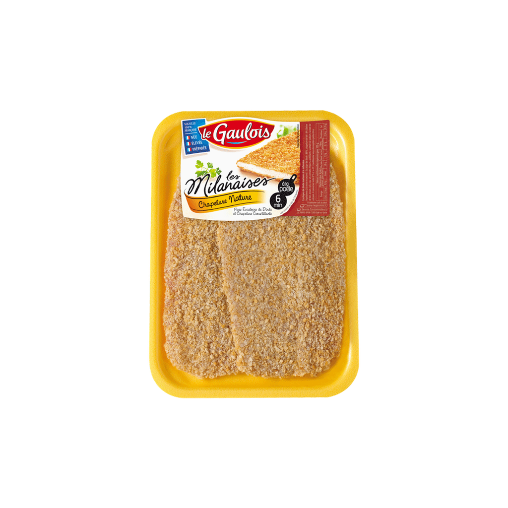 LE GAULOIS Escalopes de peru à milanesa 250 g