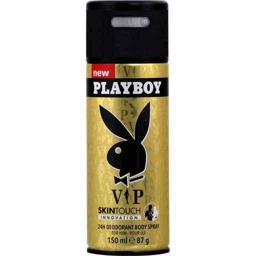 [3614221642429] PLAYBOY Déodorant spray homme Skin Touch 24h le spray