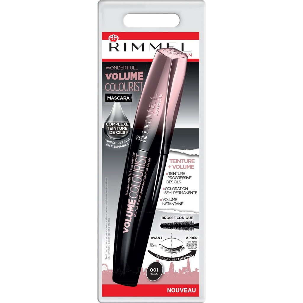 RIMMEL Máscara de Pestanas Wonder'Full 001 Black