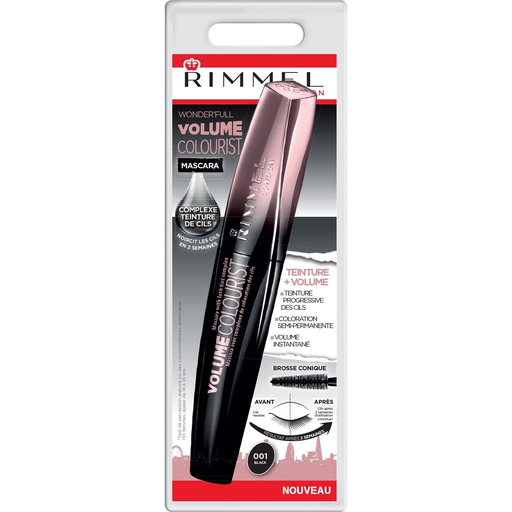 [3614222821236] RIMMEL Máscara de Pestanas Wonder'Full 001 Black