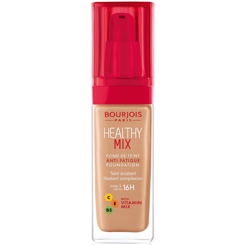 BOURJOIS Base de Maquillaje Líquida Healthy Mix Tono 055 Beige Oscuro 30 ml