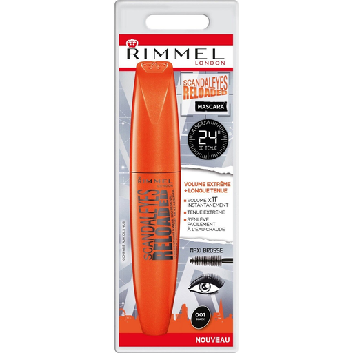 [3614223076826] RIMMEL Máscara de Pestanas Scandaleyes Reloaded Preto 12ml
