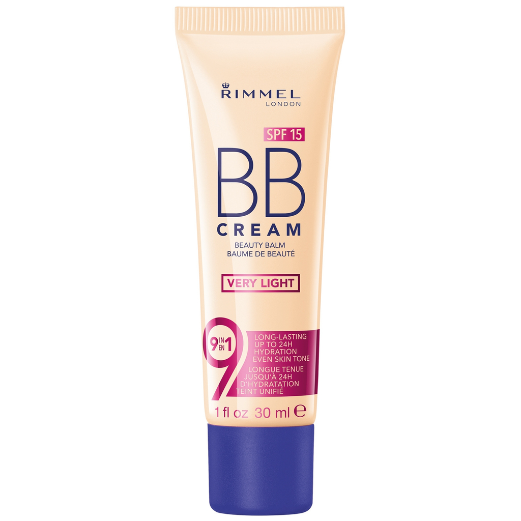 RIMMEL Bálsamo de Belleza BB Cream Spf 15 Very Light 9en1 30 ml