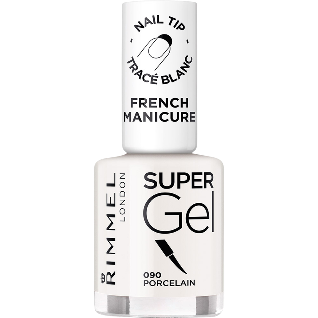 RIMMEL Super Gel French Manicure Tip Whitener Nail Polish 090 12 ml