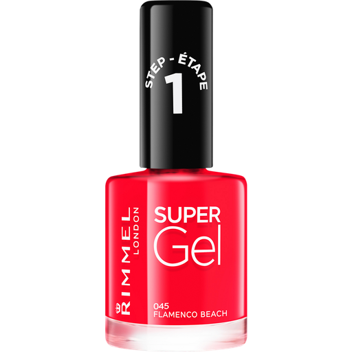 [3614223274765] RIMMEL Verniz de Unhas Super Gel Tom Flamenco Beach (045) 12 ml