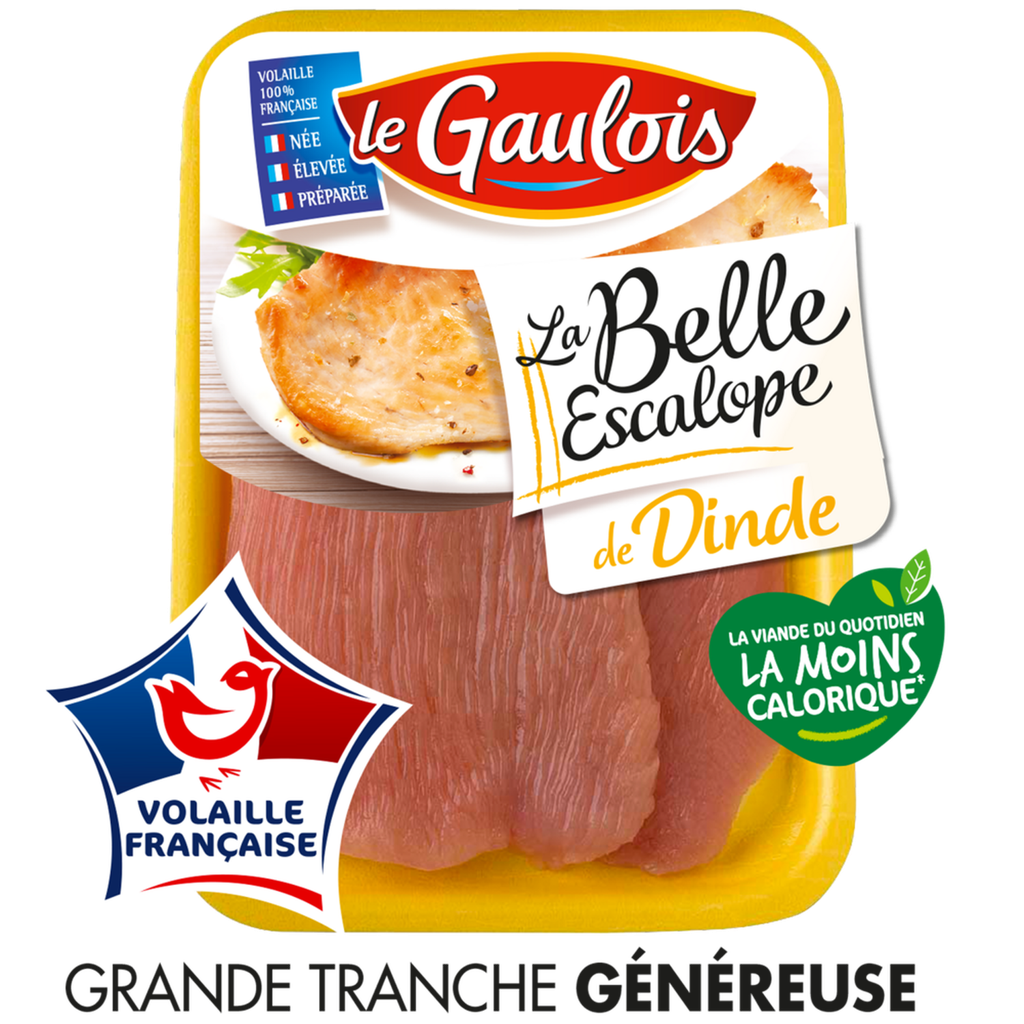 LE GAULOIS La Belle Turkey Escalope, 2 pieces