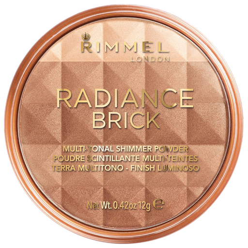 [3614223982899] RIMMEL Polvos Iluminadores Multi-tonos Bronzer Radiance Brick 001 Light 12 g