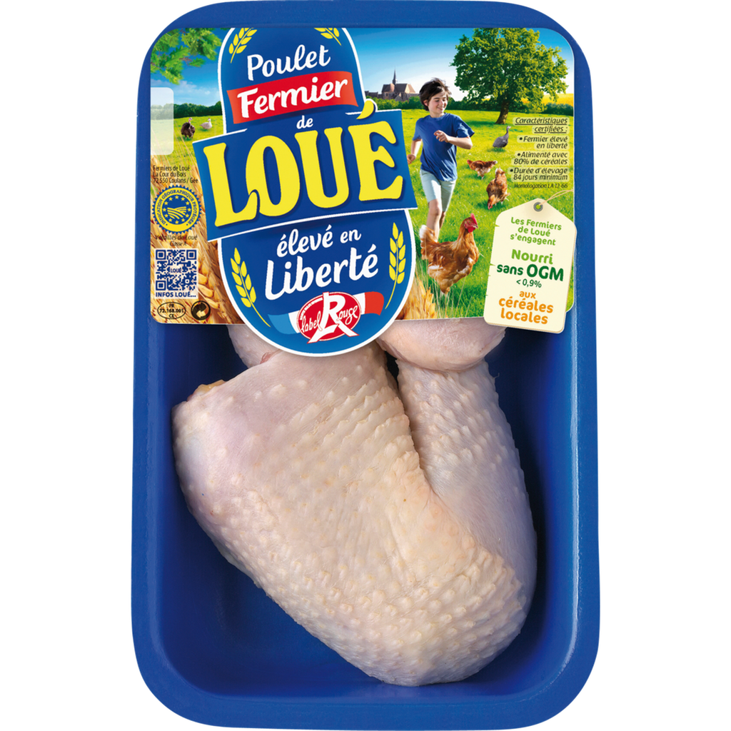 LOUE White Chicken Leg, France, 2 pieces