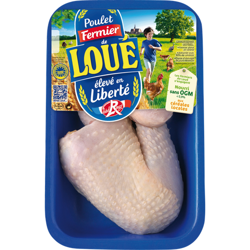 [0217810000001] LOUE White Chicken Leg, France, 2 pieces