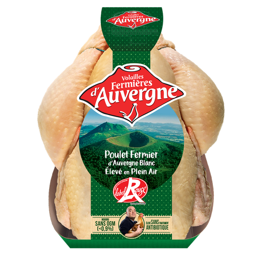 [0220008000004] 1ER PRIX Auvergne Free-Range Whole Chicken Ready-to-Cook