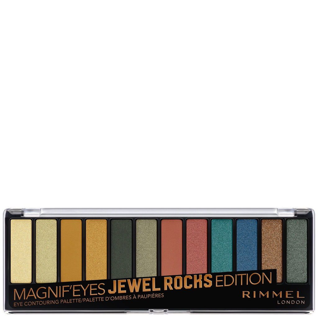 RIMMEL Eyeshadow 009 Jewel Rocks Edition 12 Colors Magnifeyes palette