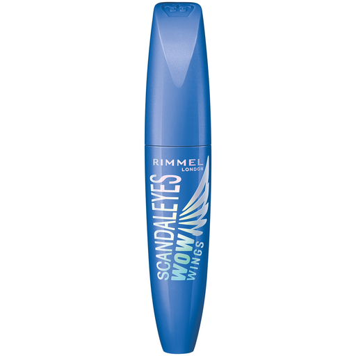 [3614227561212] RIMMEL Máscara Waterproof Volume intenso Preto (001) Scandal Eyes Wow Wings 12ml