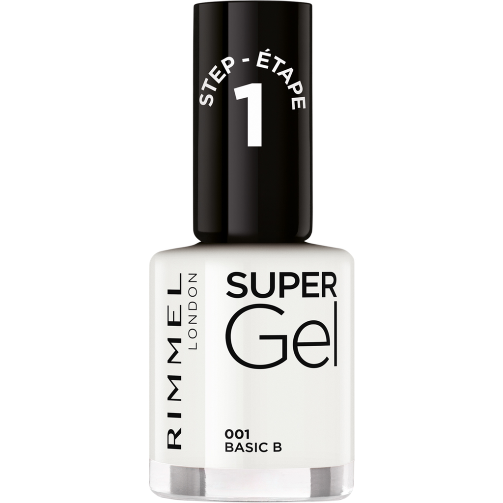 RIMMEL Esmalte de uñas Super Gel 001 Basic B 12 ml