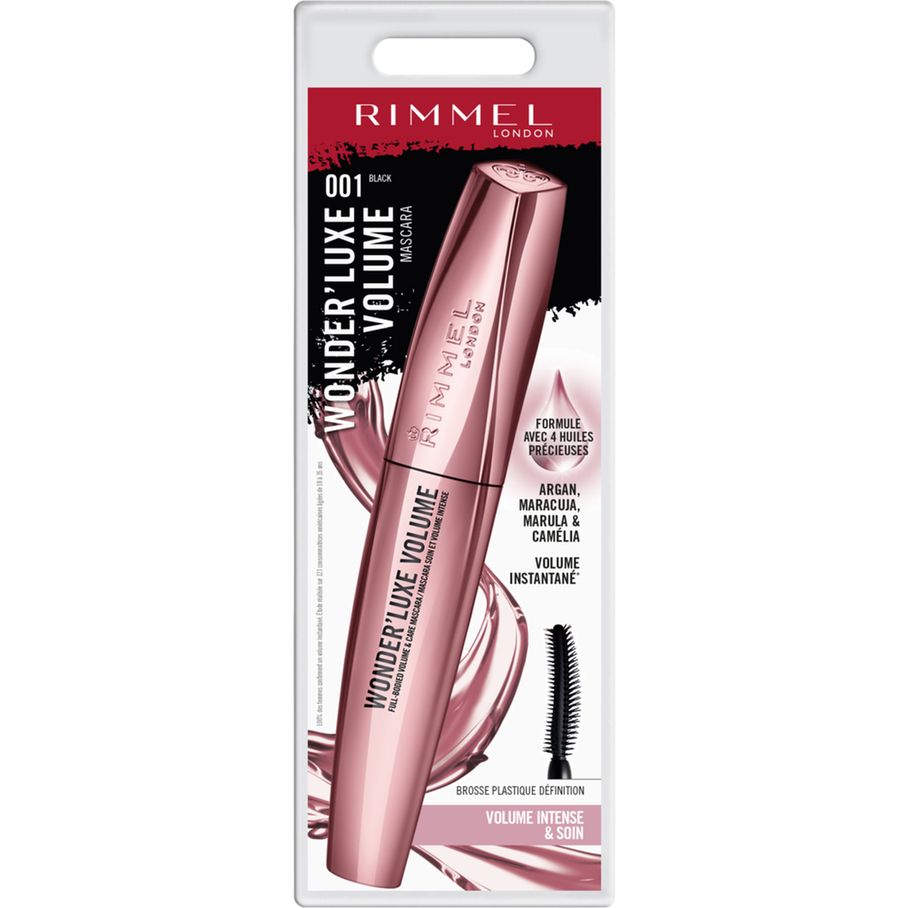 RIMMEL Mascara Wonder'Luxe Volume 001 Black 11 ml