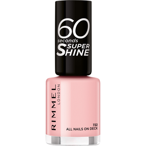 [3614228160971] RIMMEL Verniz de unhas 60 Seconds Super Shine Colour Block 722 All Nails On Deck 8 ml