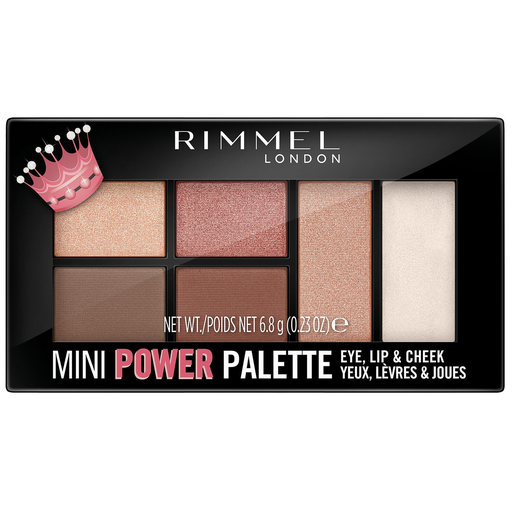 [3614228937313] RIMMEL Sombra de olhos mini power queen 007 1 palete