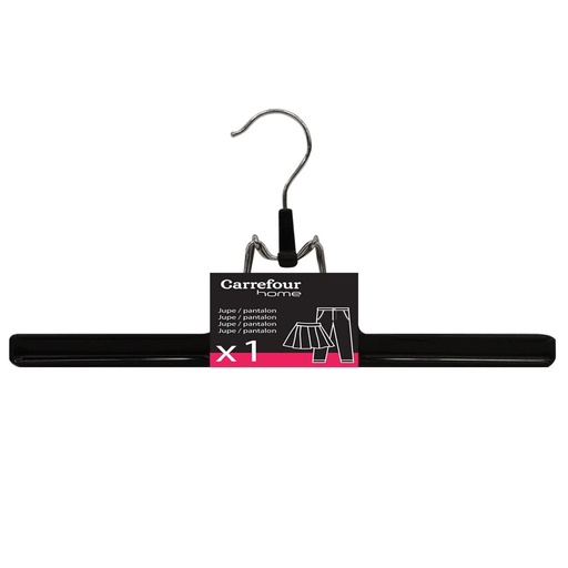 [3614610014028] CARREFOUR Cintre pince universelle Noir TU