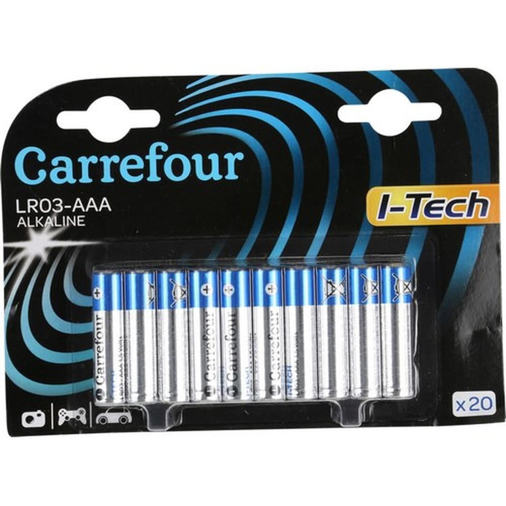 CARREFOUR LR03 ITECH Batteries 29 units