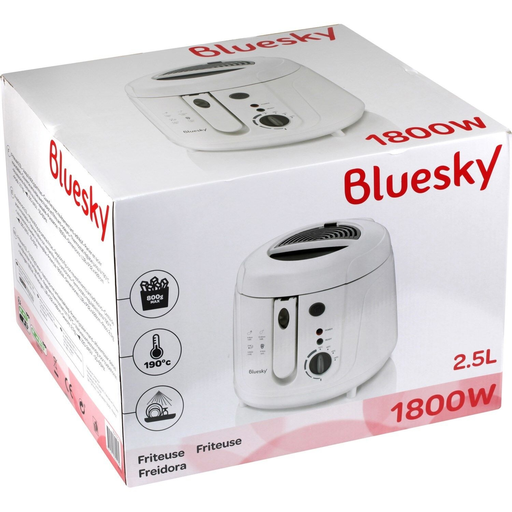 [3614611845539] BLUESKY Freidora eléctrica 1800W 1 unidad