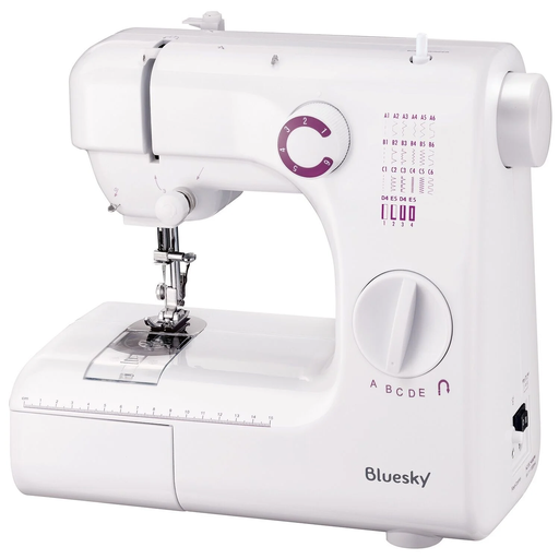 [3614611845584] BLUESKY Machine à coudre BSEW20-16 Blanc la machine à coudre