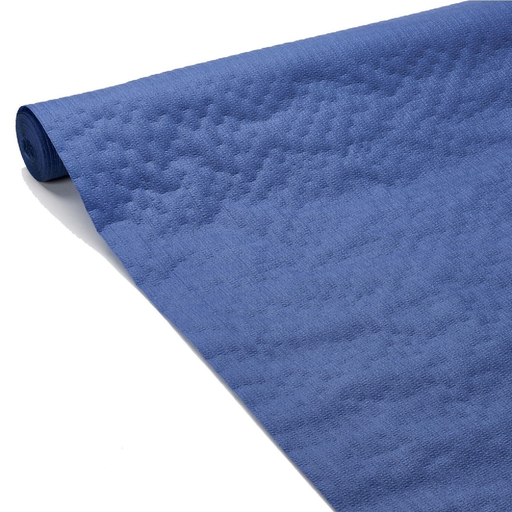 [3614611860372] CARREFOUR Embossed Tablecloth 20m midnight blue HOME la nappe