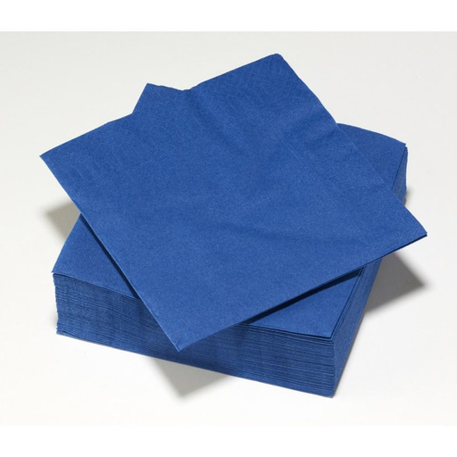 [3614611860495] CARREFOUR Servilletas Azul Noche 33cm 50 unidades