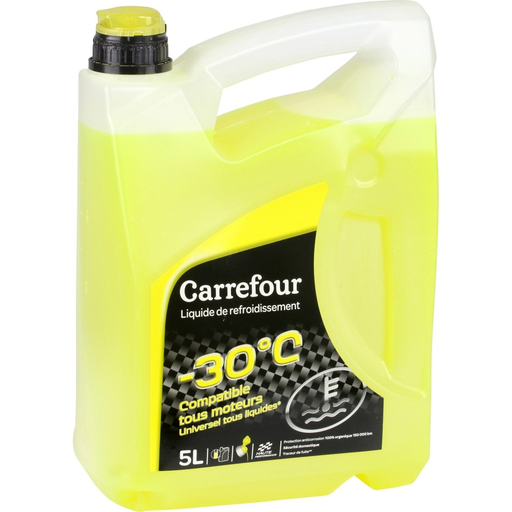 [3614611959144] CARREFOUR Liquide de refroidissement -30 °C 5 L