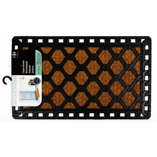 [3614611975946] CARREFOUR Felpudo coco/caucho 75x45cm