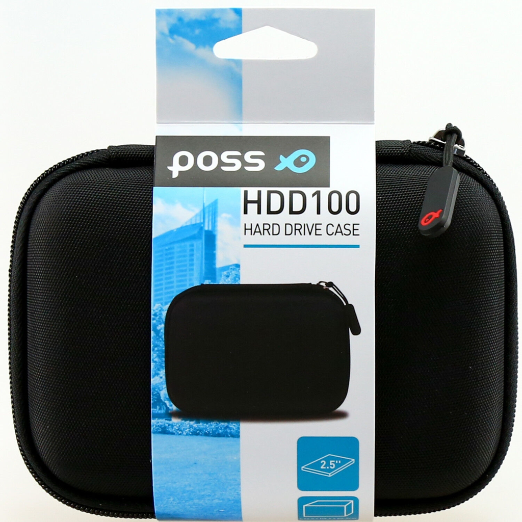 POSS Universal Protective Case PSHDD100BK Black 2.5"