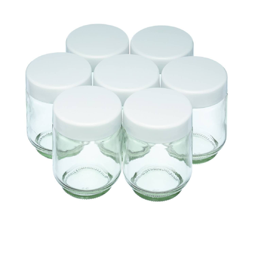 [3614612028771] MANDINE Pots en verre pour yaourtière le lot de 7