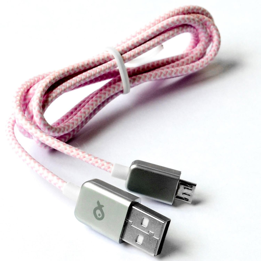 [3614612082919] POSS Câble de connexion PSMICRO-1T Rose 1m