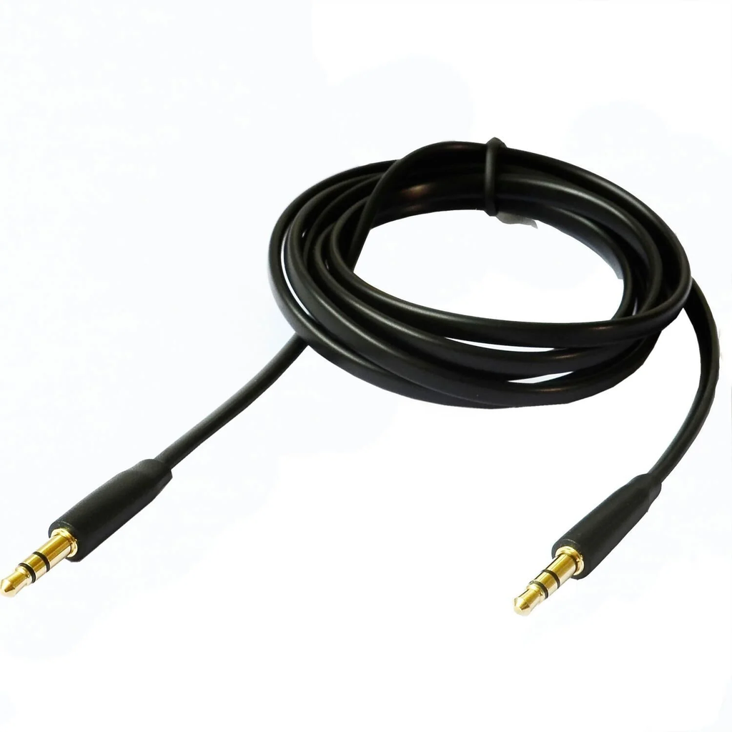 POSS Câble audio jack 3.5mm PSJAC120BK Noir le câble audio