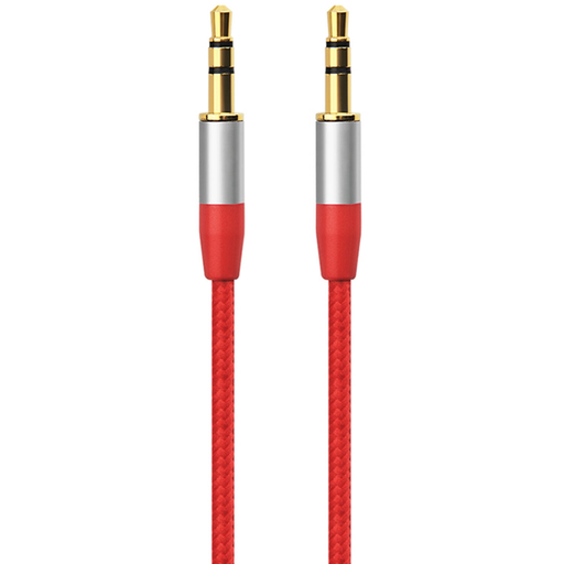 [3614612111725] POSS Câble Jack 3.5mm PSJAC150RD Rouge