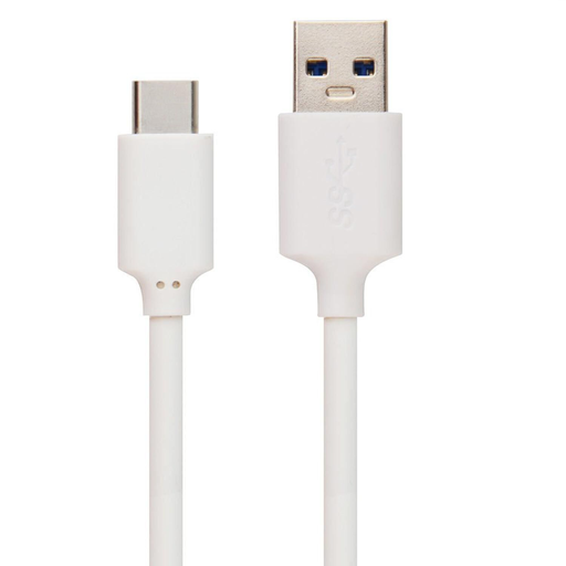 [3614612116942] POSS Câble USB PSUSBC3-1 blanc le câble USB