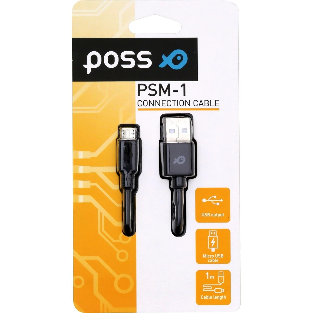 POSS Câble de connexion noir PSM-1 le câble