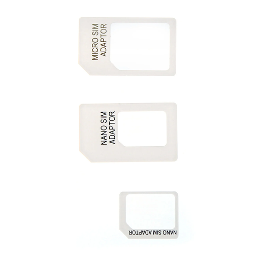 [3614612135110] POSS Adaptateur carte SIM PSSIM01 Blanc