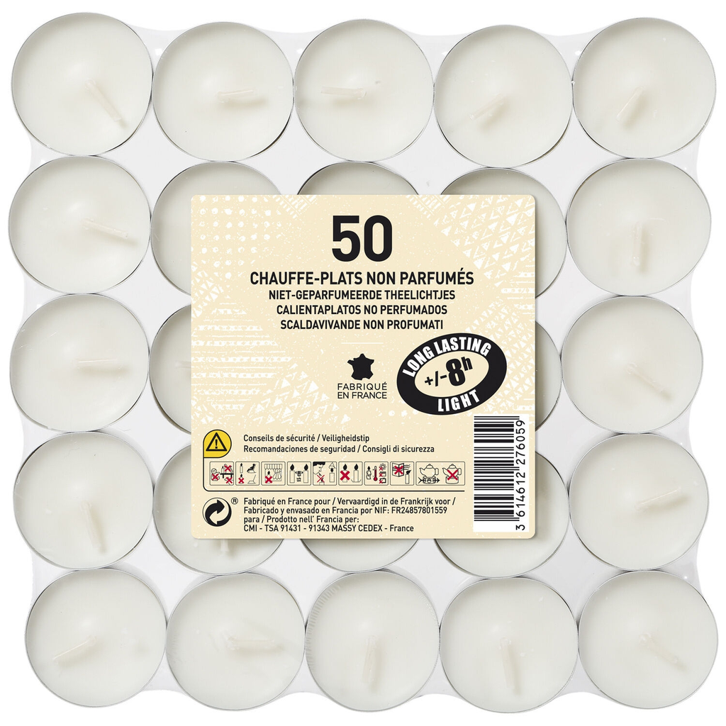 SANS MARQUE 50 cp blanc 50 pieces