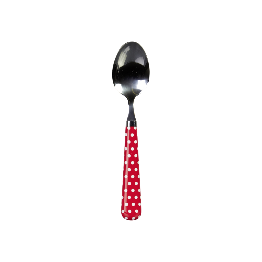 CARREFOUR Soup Spoon Red Polka Dot HOME 1 unit