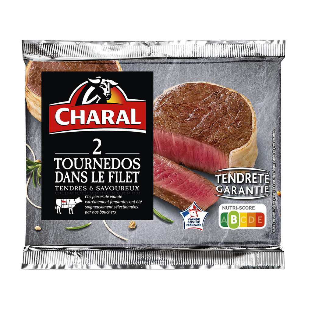 CHARAL Tournedos filet à griller 2 pièces