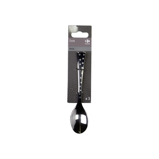[3614612886784] CARREFOUR Coffee Spoon Dots x3 HOME