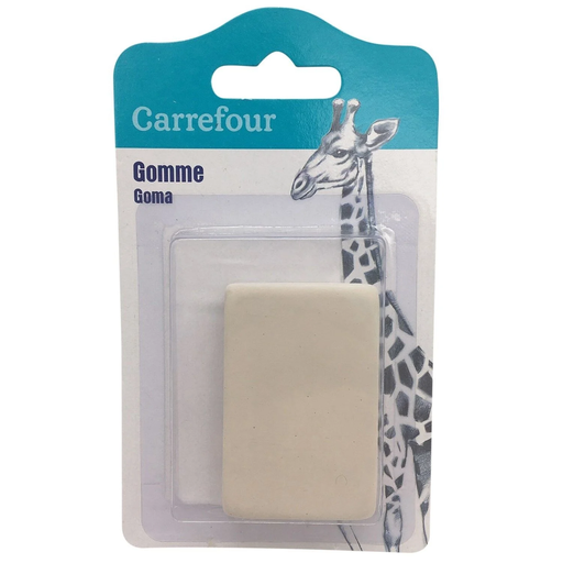 [3614613159252] CARREFOUR Goma de borrar caucho grande