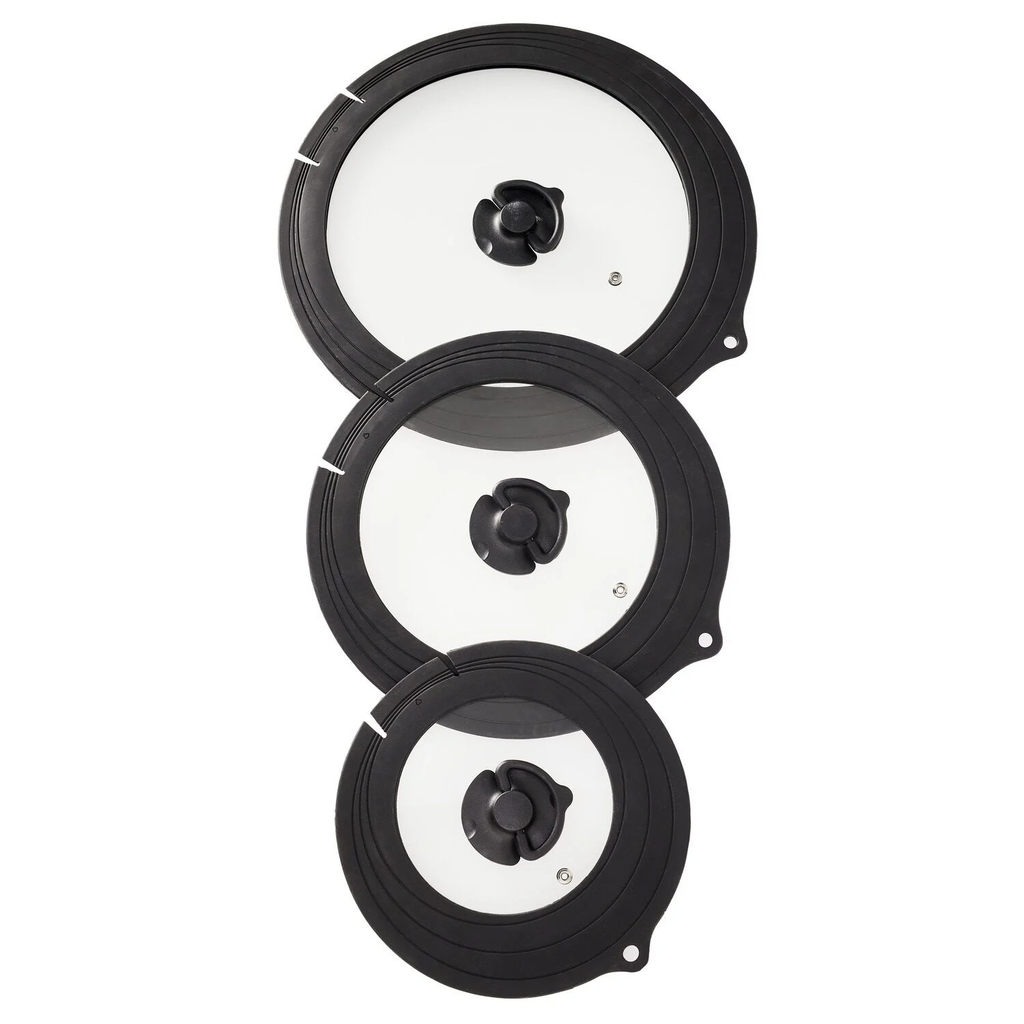 MANDINE Tampas de Vidro 22/24/26cm, 1 unidade