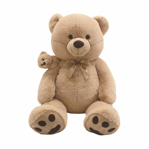 [3614613565688] MAX AND SAX Peluche oso con bebé 130cm