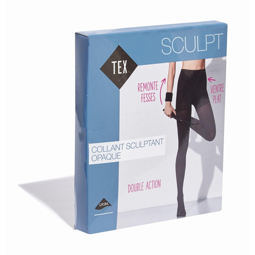 [3614613964689] TEX Collants mulher pretos opacos T3/4