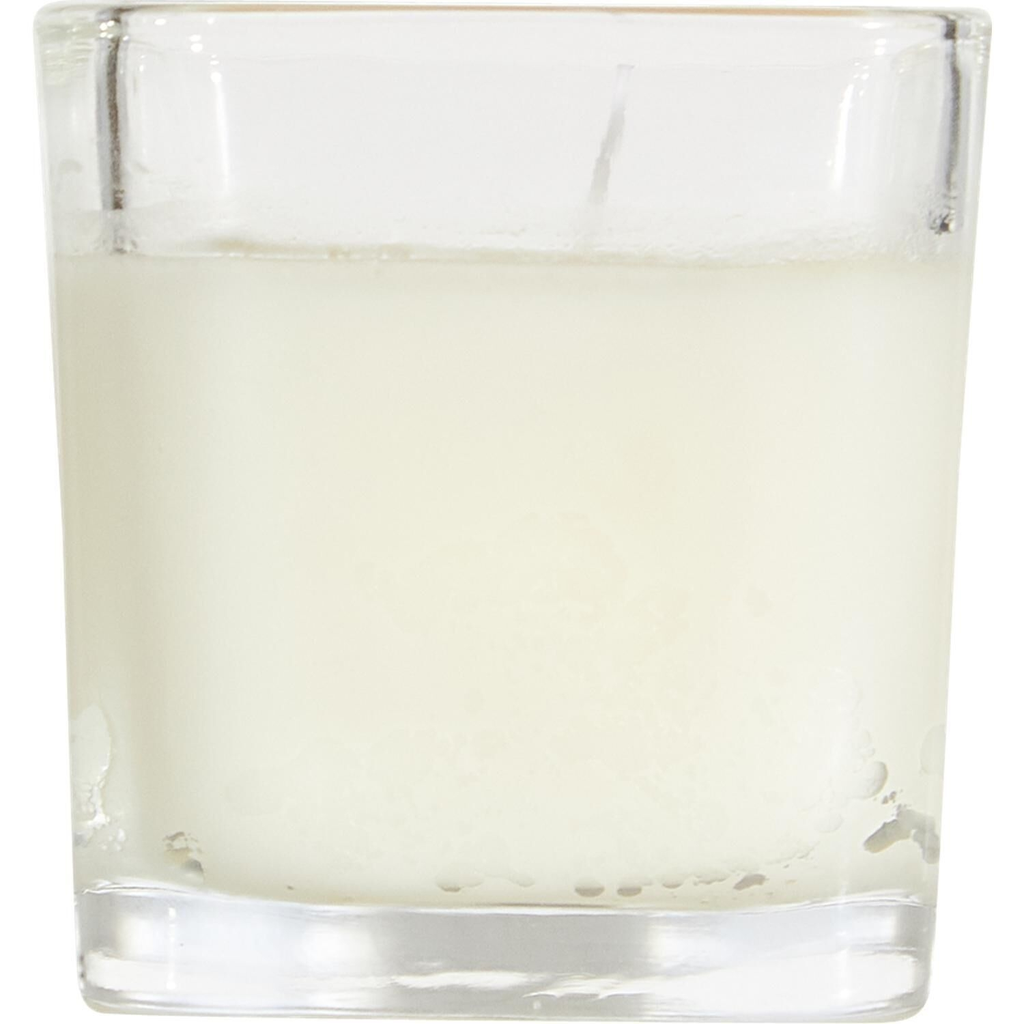 CARREFOUR Bougie en verre non parfumée ivoire HOME la bougie