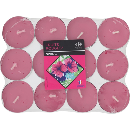[3614613998691] CARREFOUR Chauffe-plats fruits rouges HOME 24-pack